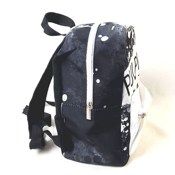 PulpRiot Black/White Small Back Pack Bag 11" - Picture 3 of 7